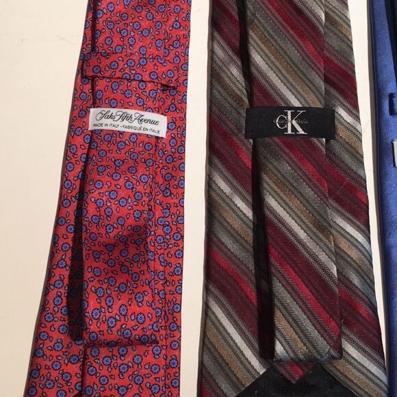 5 Silk Neckties Michael Kors Saks Fifth Ave - Picture 7 of 16